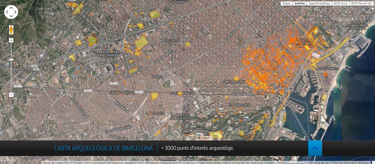 Més de 3000 punts d'interès a la Carta arqueològica de #Barcelona ow.ly/AFxgY <a href="/arqueologiabcn/">Servei d'Arqueologia</a>