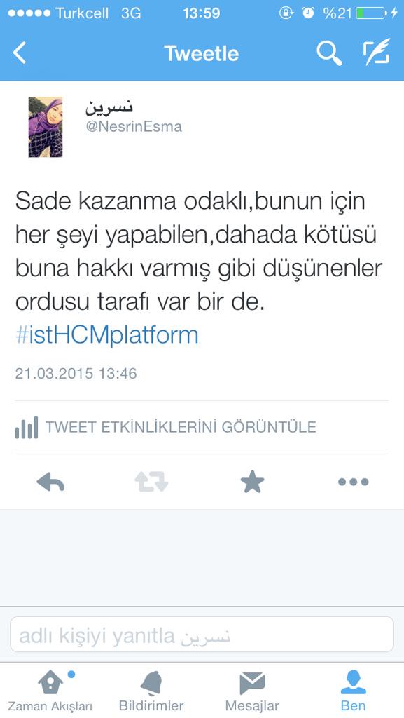 nesrinesma's tweet photo. @IstHCMpIatform #istHCMplatform ! http://t.co/oBqeznIN4h