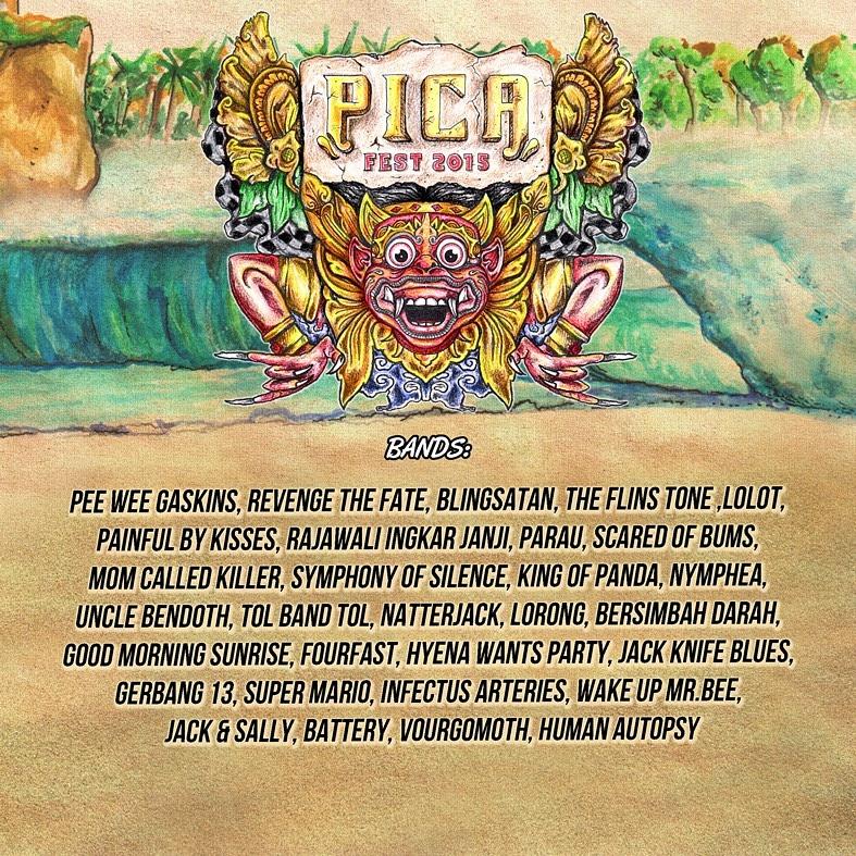 Banyak band keren yg mengisi acara di <a href="/PICA_official/">PICA FEST</a> ... di follow ya twitternya