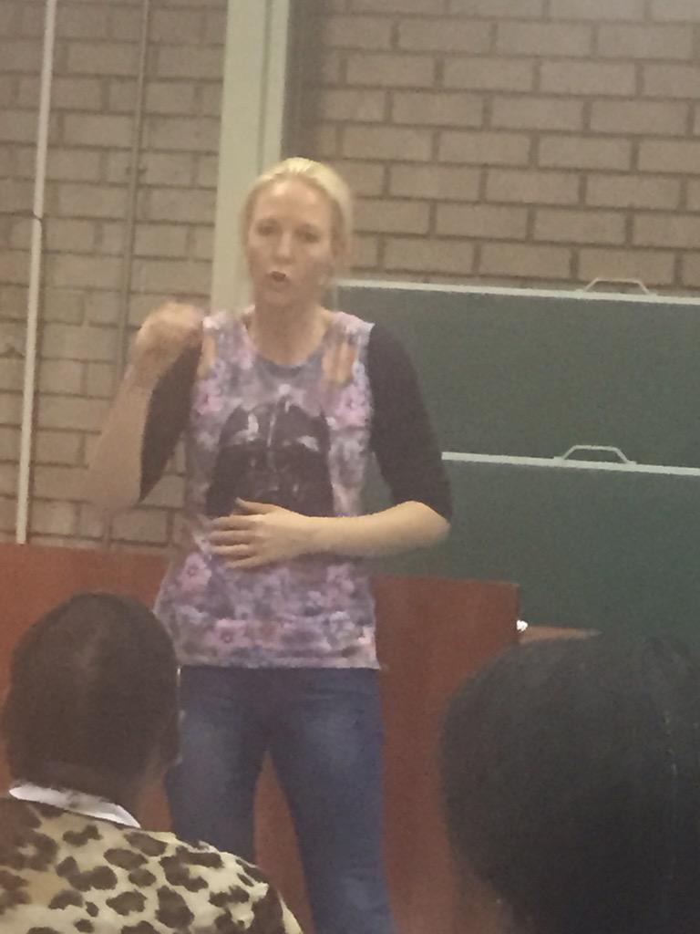 Abramjee's tweet photo. #NGOThinkTank Dr Carol Benn says "we not to stop the 8 to 4 mentality in SA. Serve the community." http://t.co/4pN0v98T6Y