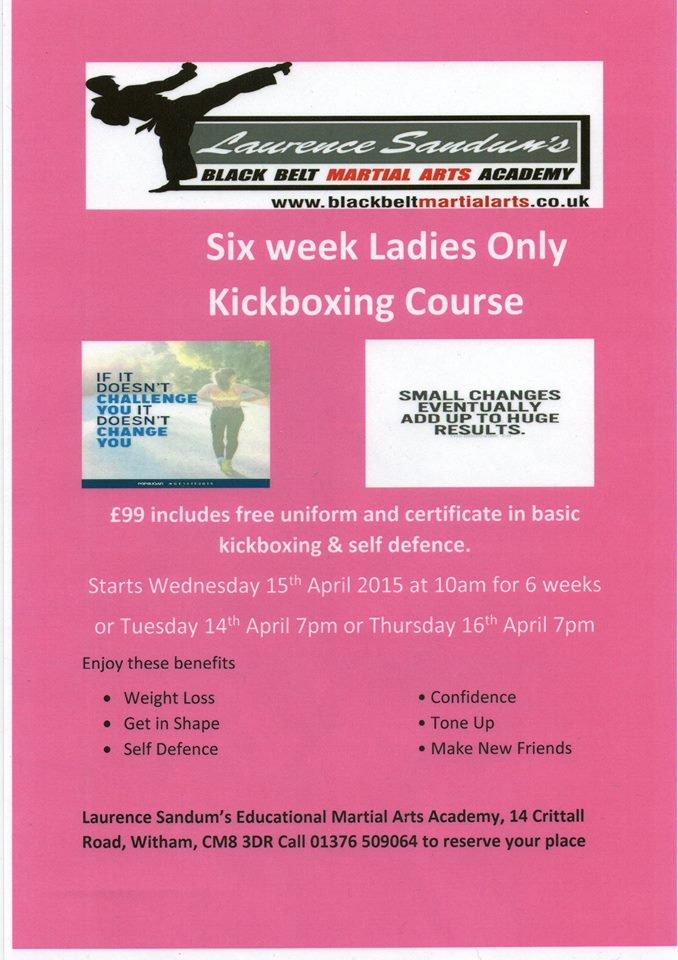 mfwitham's tweet photo. DONT FORGET about our ladies kickboxing courses starting soon in Witham @EssexTweets @WithamTimes #witham #fitness http://t.co/YaWzzkjtP3