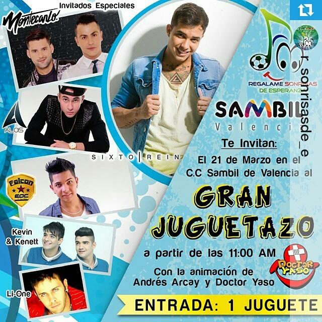 fundarsde's tweet photo. LLEGO EL DIA!!! HOY!!! @tusambil #valencia en 1ra base. A partir de las 11am damos comiendo a nuestro #GranJuguetazo http://t.co/oyXc6vcP8u