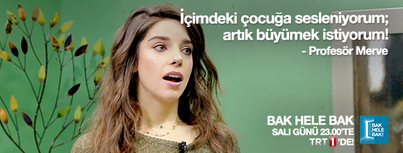 Genç ve güzel oyuncu Elvin Levinler, Bak Hele Bak performansı ile Salı günü saat 23.00'te TRT 1'de!