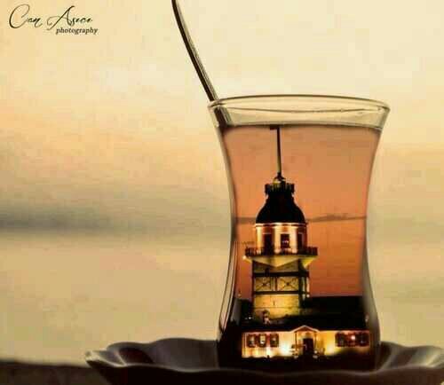 Çay ☕ açık değil manzara ile demlrnmekte...