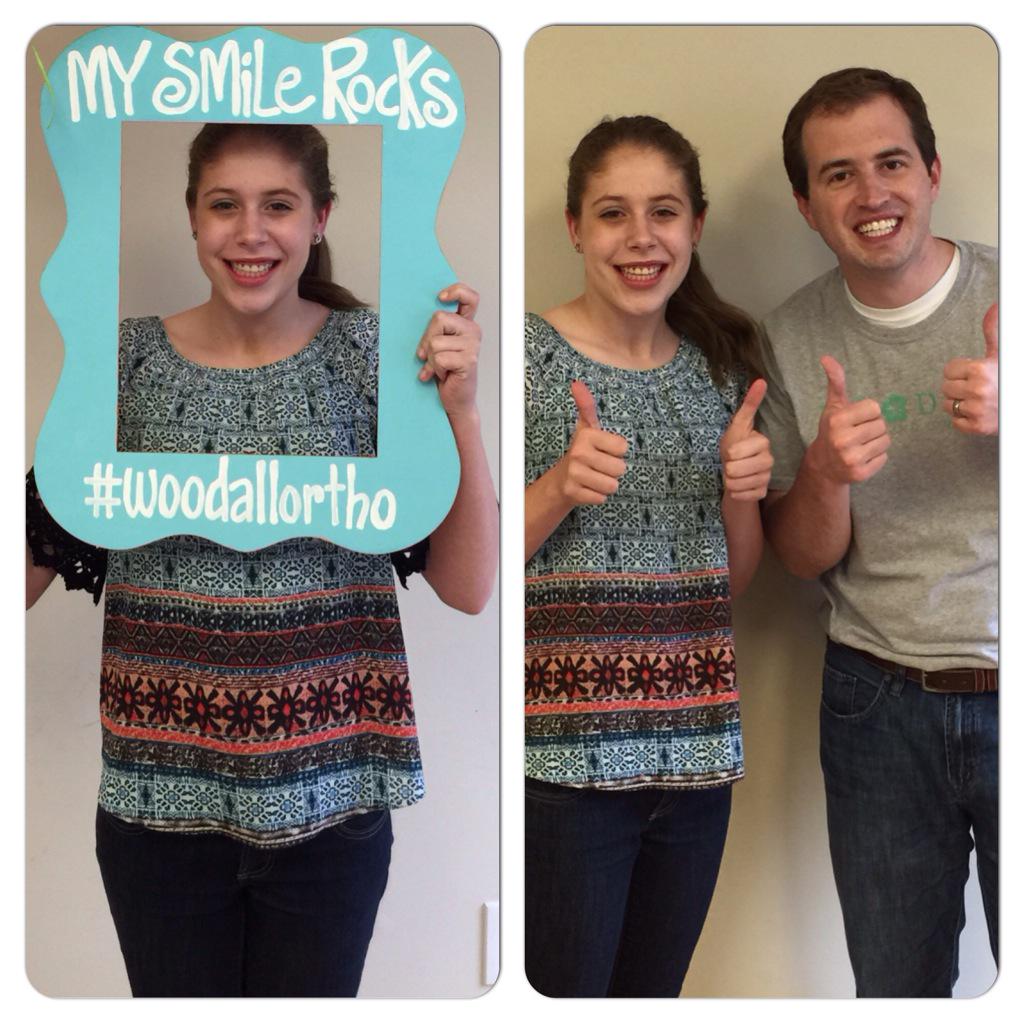 WoodallOrtho's tweet photo. Congrats Reagan on your new smile, it looks great! Thanks for being such an awesome patient! #woodallortho http://t.co/jZpTb16rhf