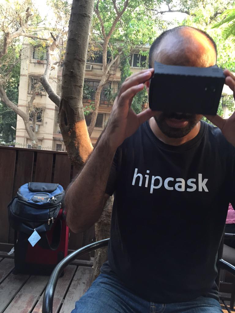 CF_Retina's tweet photo. #ExperienceCFRetina @aneeshb co-founder @hipcask getting blown away by @CommonFloor Retina. http://t.co/PAcTOWoYB3