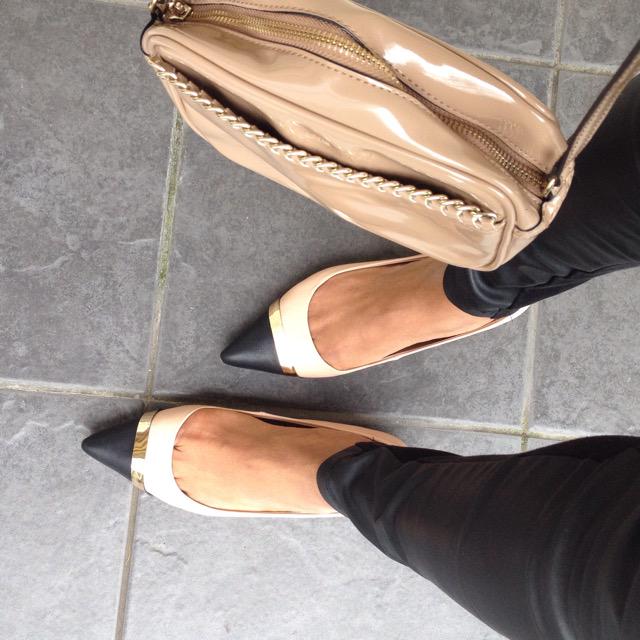 asnegreg's tweet image. Blush for Spring...love this colour in every accessory ever! @Kurt_Geiger #PointedFlats @Mango #bag