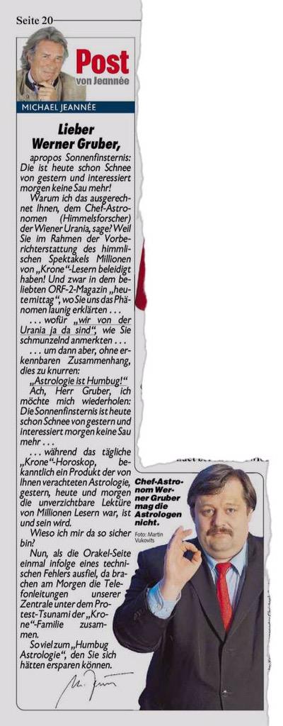 MartinThuer's tweet photo. Jeanee glaubt Horoskope sind echt. Ich müsste lügen, wenn ich behaupte, dass mich das überrascht. http://t.co/yJLSYNFlQm