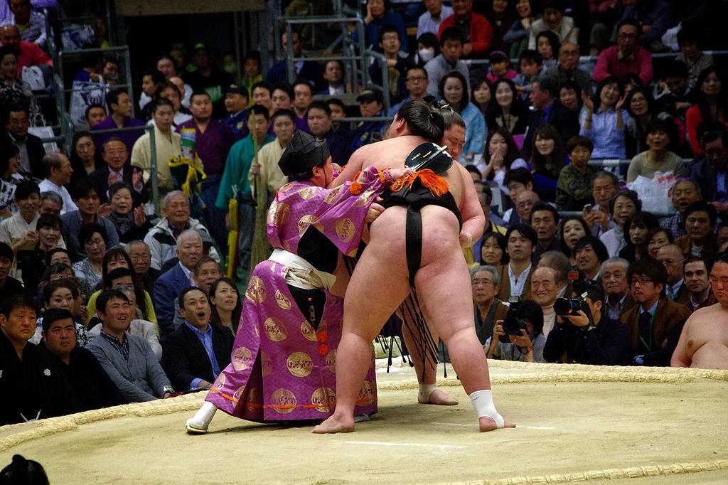 水入りの相撲