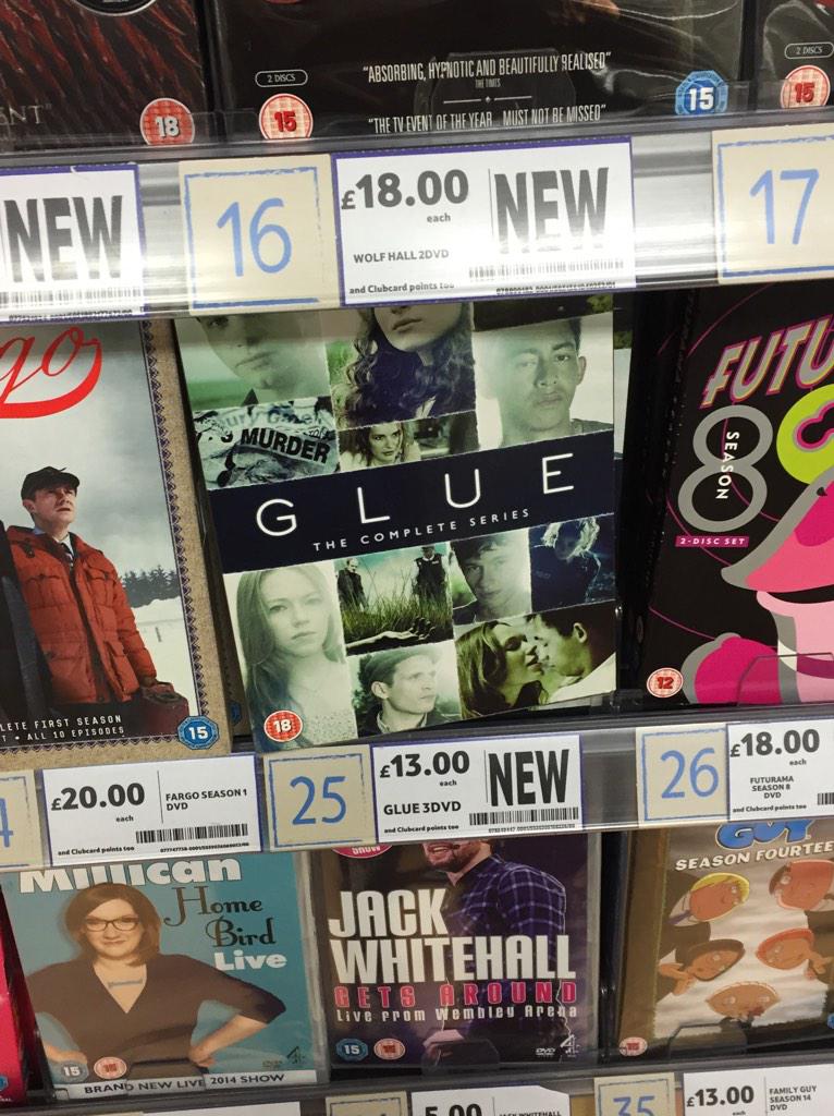e4glue's tweet photo. Who new? Complete series of Glue on DVD. Anyone got this or going to get this now? #glue http://t.co/V80EJjgRRO