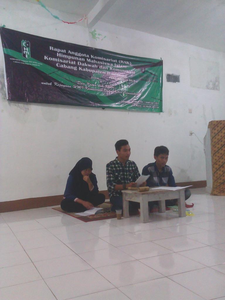 Presidium sidang HMI Komdakkom #RAK2015