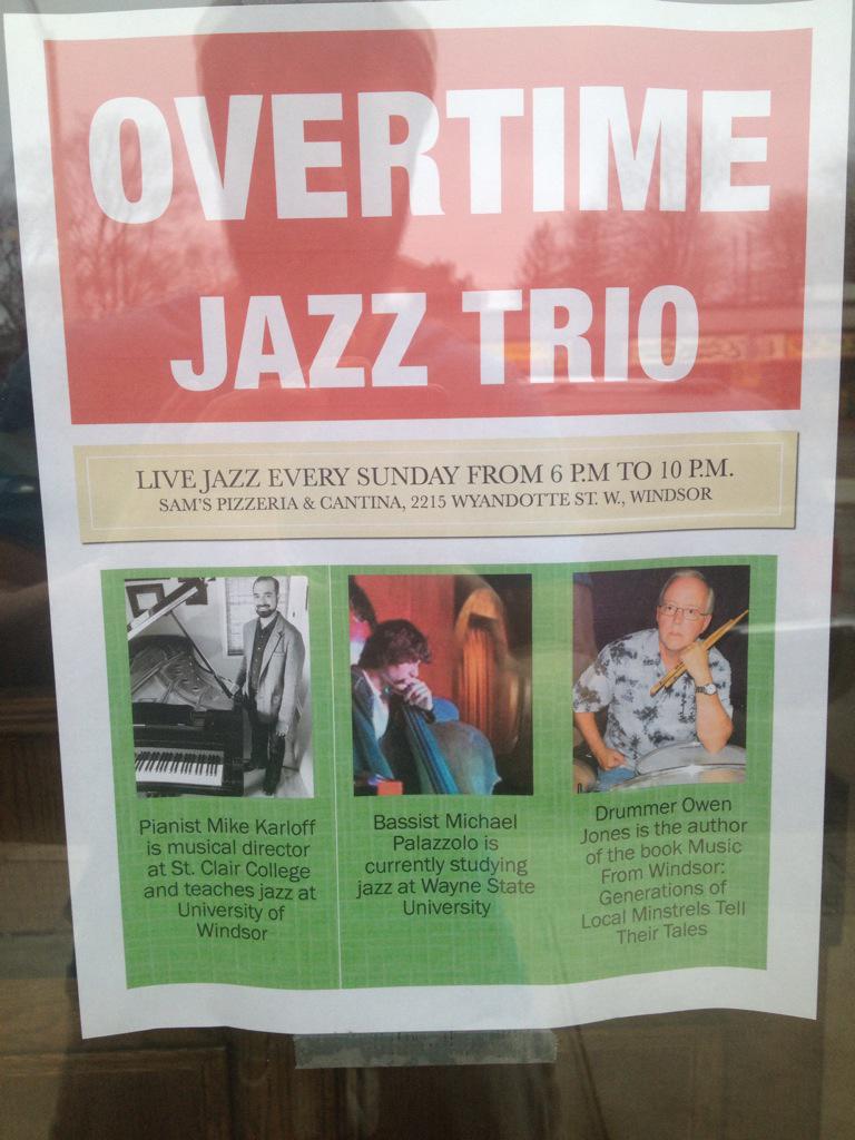 Every Sunday at SAMs Pizzeria and Cantina