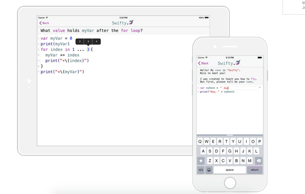 TechCrunch's tweet photo. Swifty teaches Apple’s new programming language on your iPhone http://t.co/HW91JrsqUV http://t.co/gR1ITC73qQ