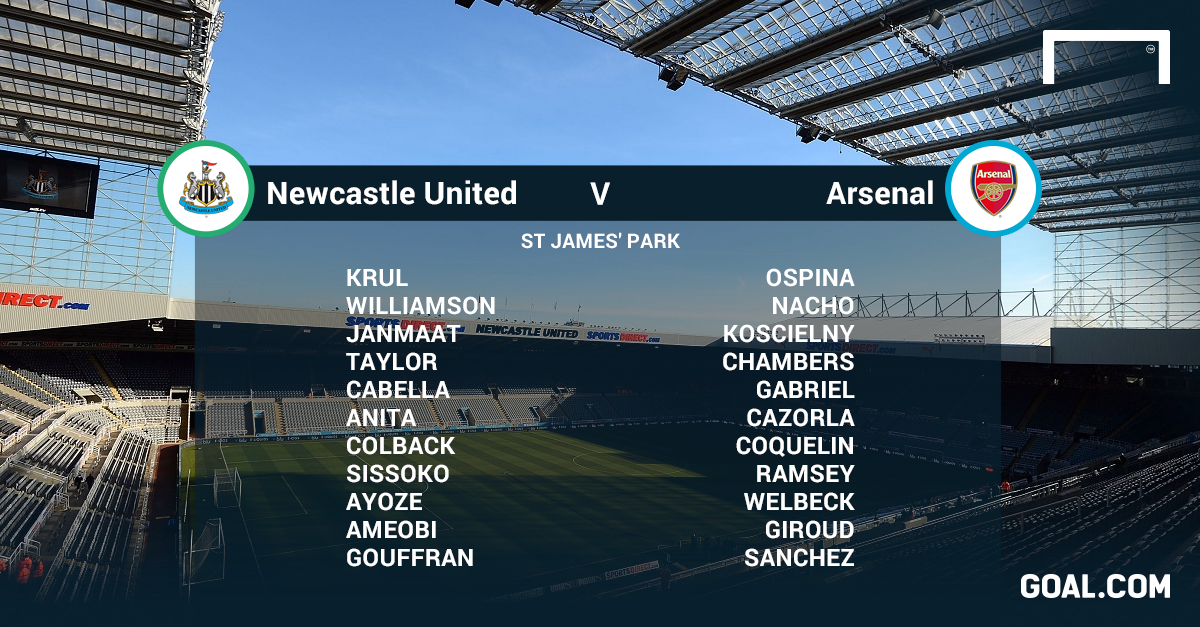 GOAL_ID's tweet photo. Susunan pemain, #Newcastle vs. #Arsenal http://t.co/l8UiZm62o2 http://t.co/rMaFKkBLtF