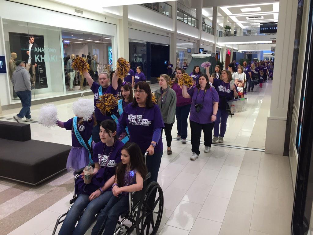 At the MOA for the Purple Day Walk! #PurpleDay #epilepsy