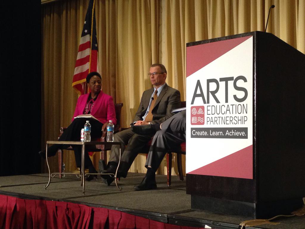 ArtsEdTaskForce's tweet image. at #aepsymp hearing @MdPublicSchools superintendent Dr. Lowery discussing why arts are important from the state level