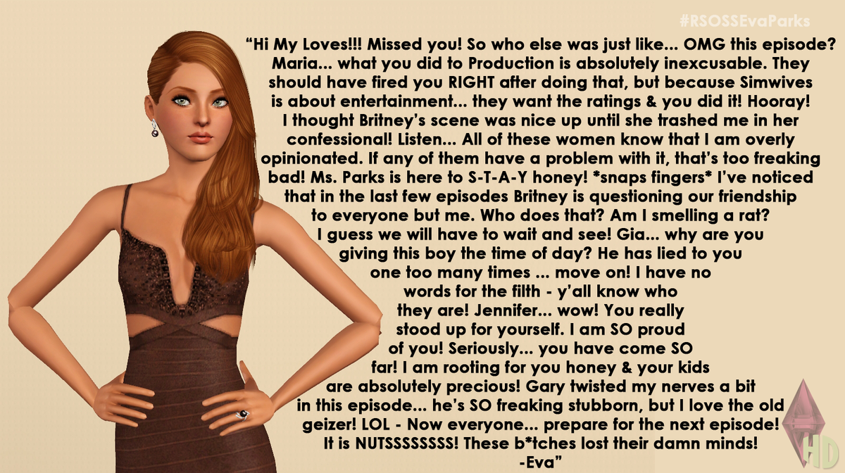 RealEvaParks's tweet photo. #TeamREAL here's my recap on Episode 5! Enjoy! #RSOSS http://t.co/8HT4d6W8Mw