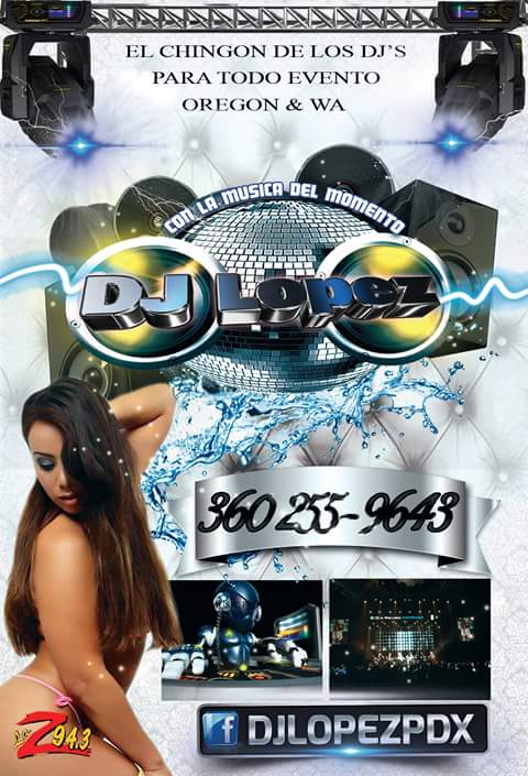 LopezDjlopezmx's tweet photo. Disponible Para Cualquier Tipo
De Eventos Para Mas Informacion 
Comuniquense Al 360-255-9643 Dj Lopez http://t.co/TaXpsraTuA