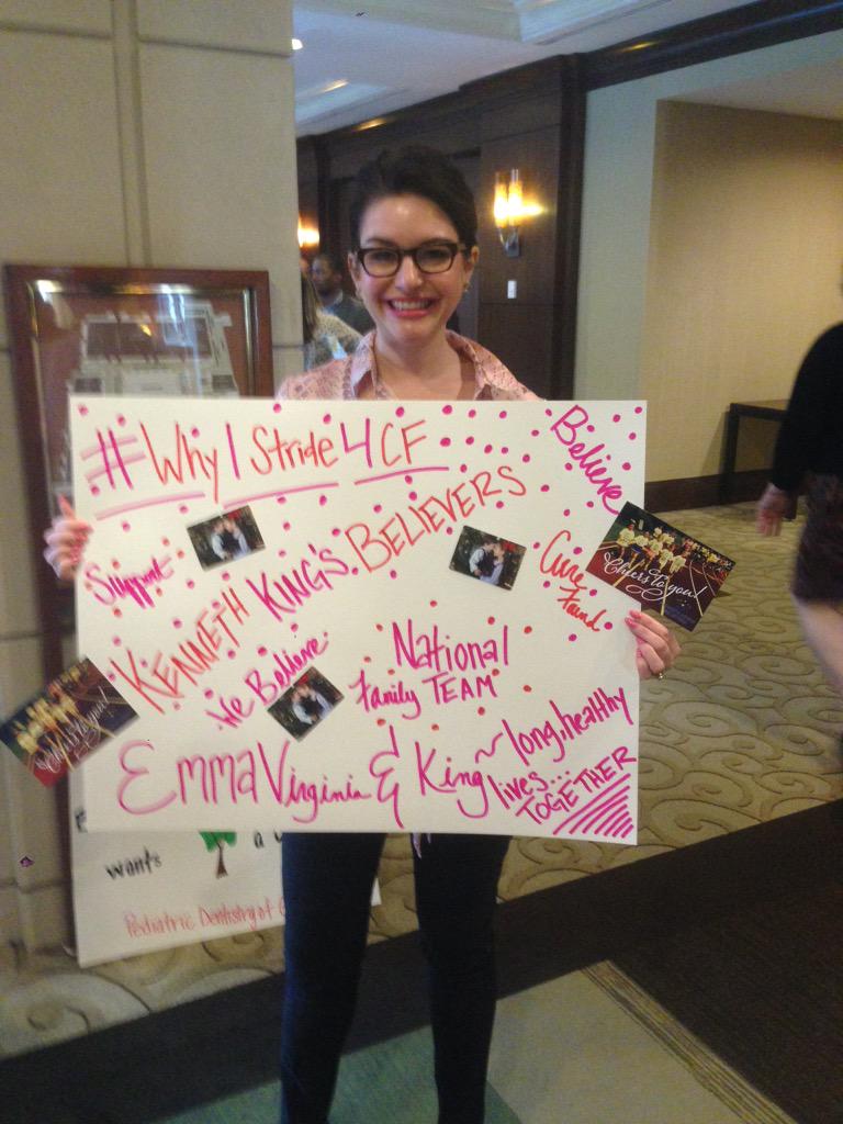 gingerbirnbaum's tweet photo. @CF_Foundation #CFVLC2015 #gogreatstrides http://t.co/fUIIK0eU4V