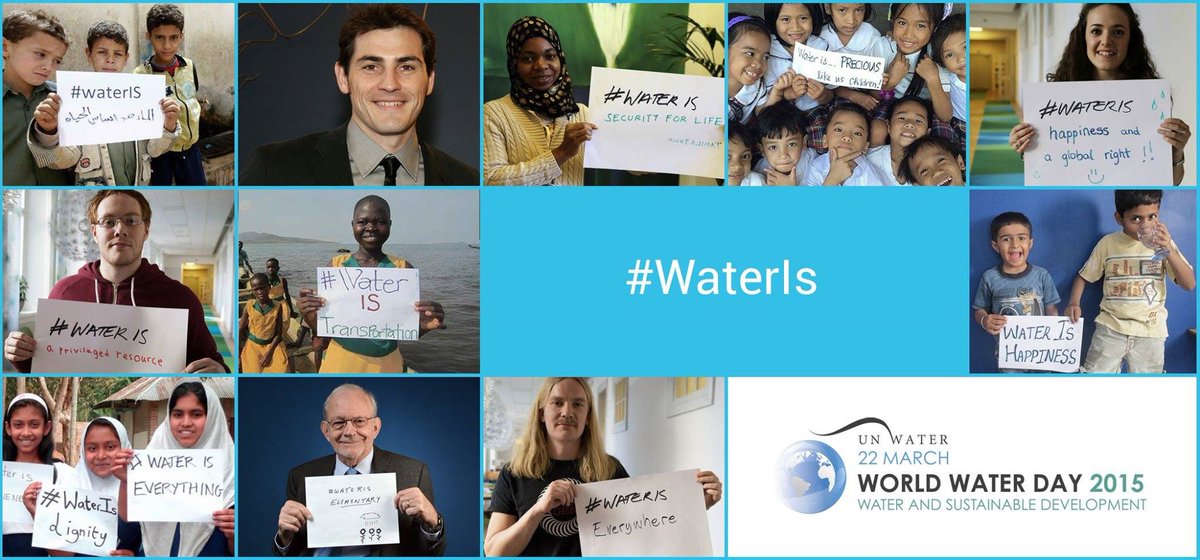 SDGaction's tweet photo. .@HelenClarkUNDP says #WaterIs development! Tomorrow is #WorldWaterDay!    @UN_Water #action2015 http://t.co/yS9HKPQlhd