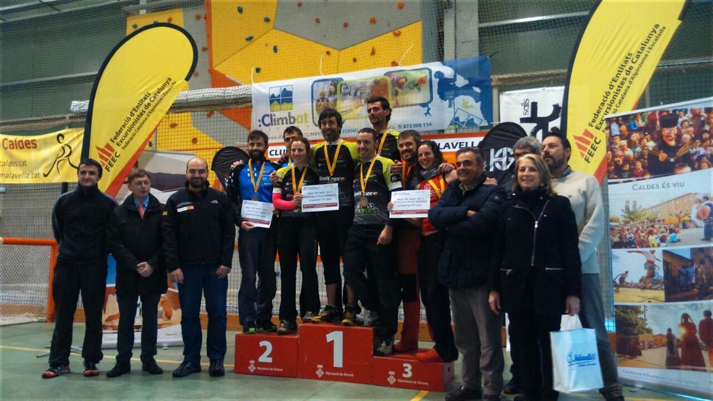 Podi de la 1a prova de la #copacatalana de #raids d'esports de muntanya 2015 a Caldes de Malavella via <a href="/jordimerino75/">Jordi Merino</a>