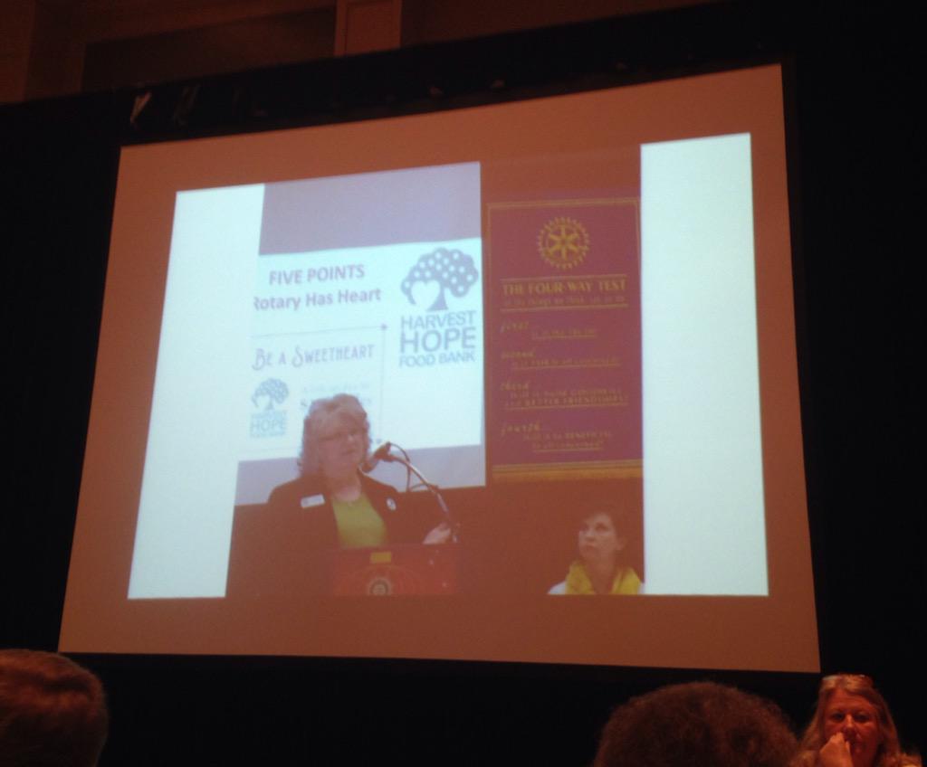 5_PointsRotary's tweet photo. @5_PointsRotary was recognized for its #RotaryHasHeart "Feed the Hungry" projects at #7770RotaryDistConf @rotary7770 http://t.co/7KCAxfvbtp