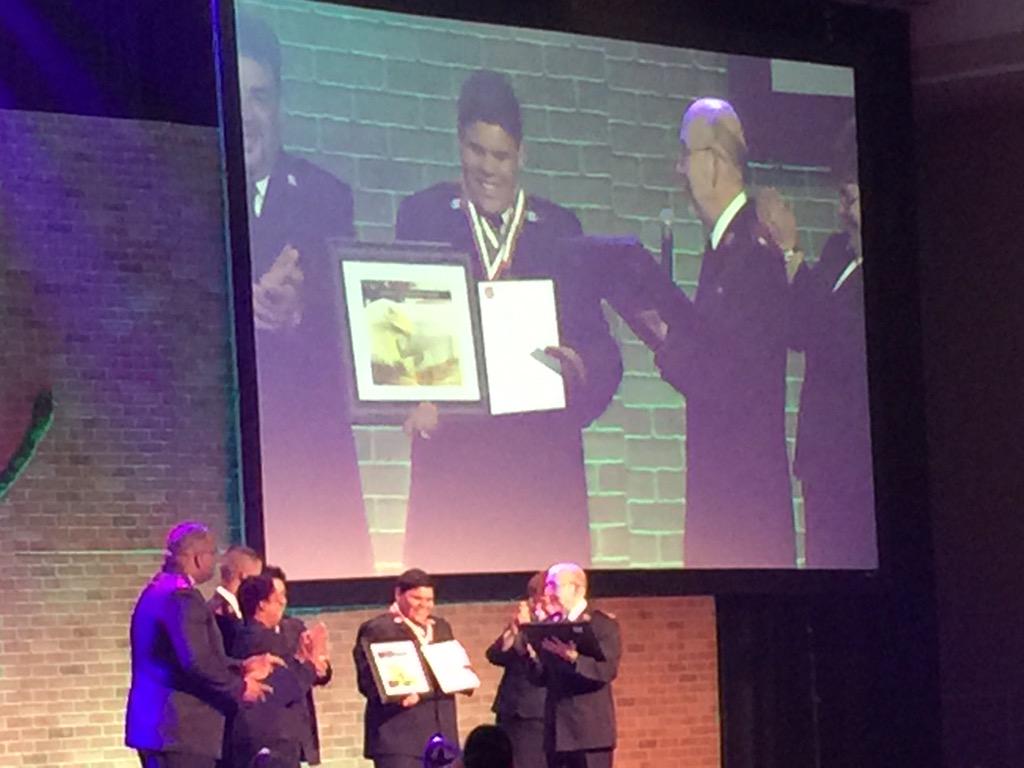 sgreenlandster's tweet photo. This is one no one could shoot down! Congratulations Ranger brother! #Awakening2015 @SAFloridaYouth http://t.co/TkU51bTONy