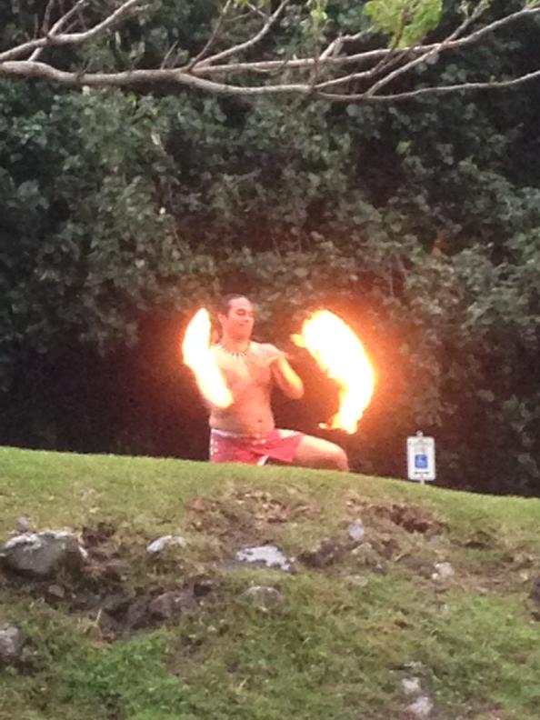ADLAloha's tweet photo. Opening ceremonies #firedancing http://t.co/9ncbRSpoiG
