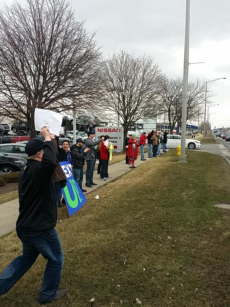 DedicScott's tweet photo. #1uNextUp@workersrightsarecivilrights@Nissan http://t.co/p1fgDtEV82