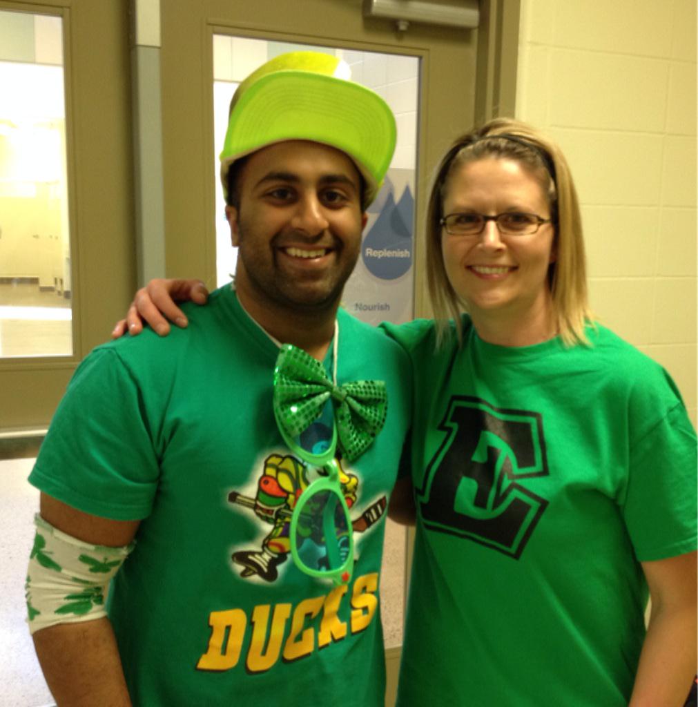 FMPSD's tweet photo. It's a sea of green at the Annual District Staff Volleyball Tournament!  #fmpsdActive #ymm @FortMacToday http://t.co/cb5kHTuC36