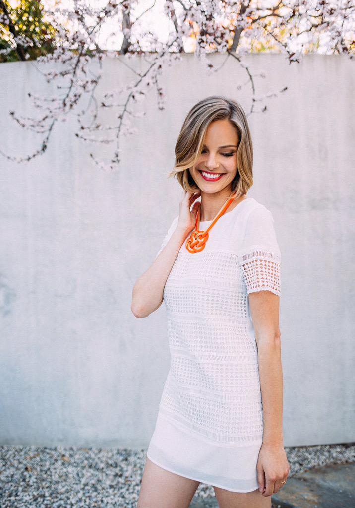 The perfect little white dress has arrived! Shop our selection in stores and online at iheartshimmer.com 🌸