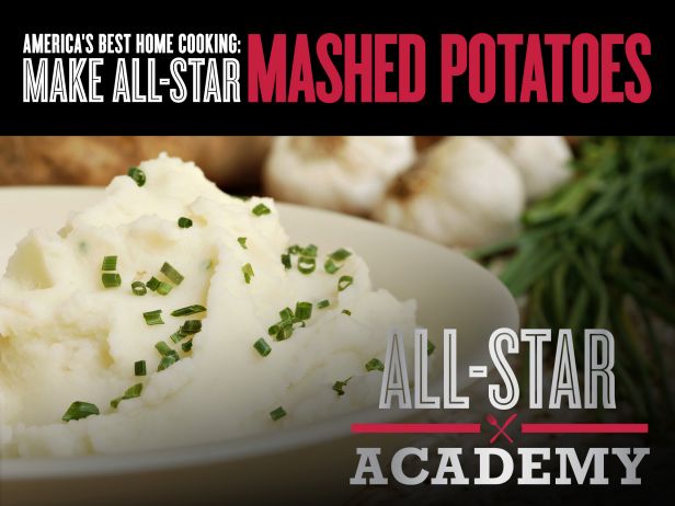 Follow 5 all-star tips and you could be on your way to decadent, creamy mashed potatoes: foodtv.com/2o1v3.