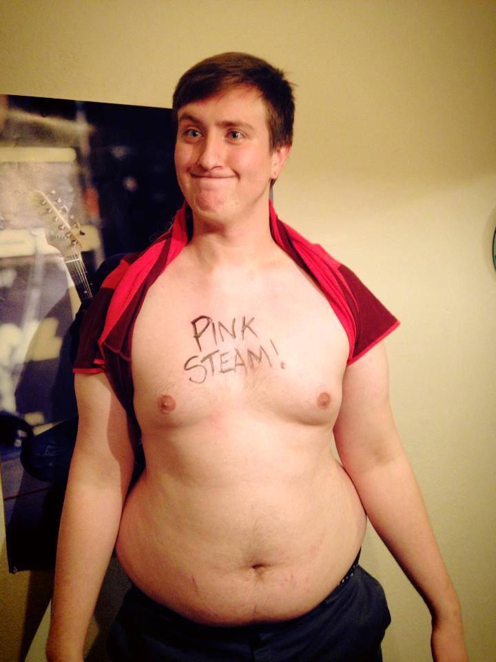 PinkSteamBand's tweet photo. Hey! If you want to see a lot more activity from us follow us on Instagram and you'll get to see weird shit like this http://t.co/QNGE0H9G2q