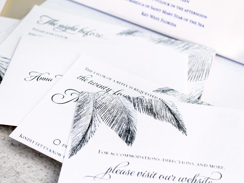 windmillpaper's tweet image. On the blog: Anna &amp;amp; Daniel's gorgeous Key West wedding invitations, featuring silver foil. windmillpaper.com/wedding-weeken…