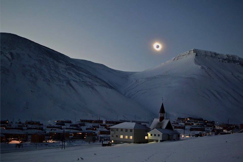 Eclipse 20 March 2015 in Thornes #Norway by Tine Mari