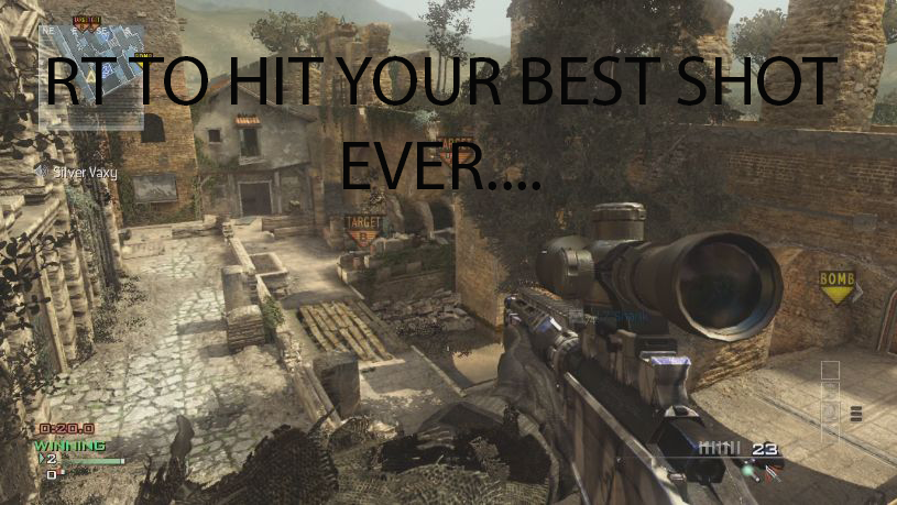calski98's tweet photo. RT TO HIT YOUR BEST SHOT EVER!
IGNORE FOR A 5MONTH DRYSTREAK! http://t.co/VntoDRqcut