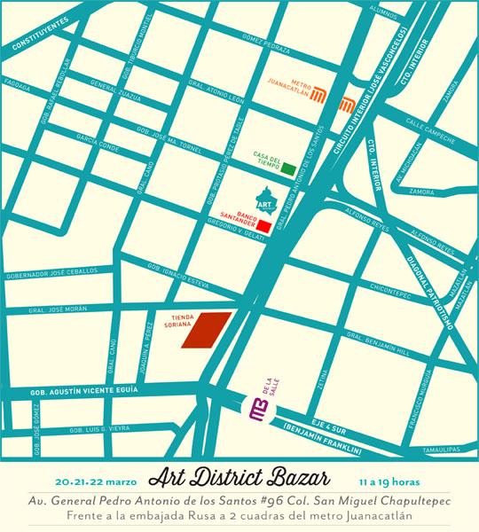 ArtDistrictMx's tweet image. ¿No saben cómo llegar a #ArtDistrictMx ? Les dejamos un croquis, los esperamos hasta las 7 PM ¡ENTRADA LIBRE! #JukeMX