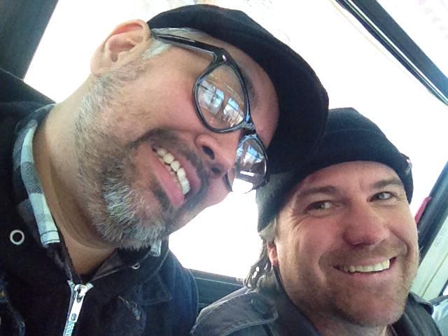 SeanLedwich's tweet photo. Me and @MisterBoulette on @katherenav @wpglibrary North End Bus Tour. http://t.co/S6Hmr2nnGO