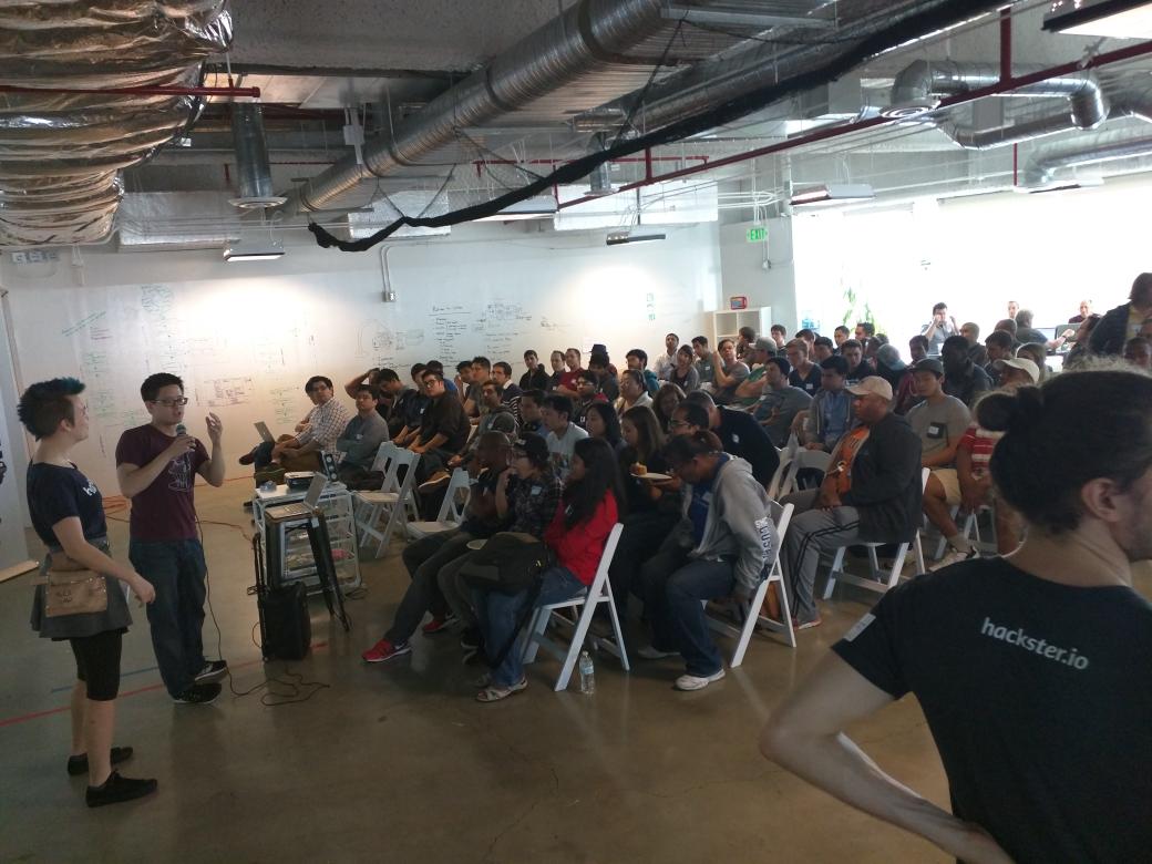 TheoremOne's tweet image. Great turnout at #atthack mobile/IoT LA hackathon! #hardwareweekend @hacksterio @attdeveloper
