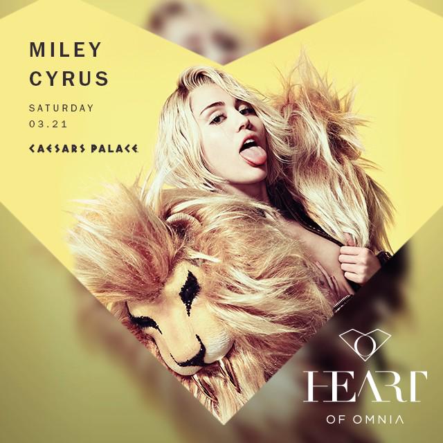 CyrusInformed's tweet photo. Miley will be hosting the Heart Of Omnia night club in Vegas tonight! http://t.co/GkODGyQGQd