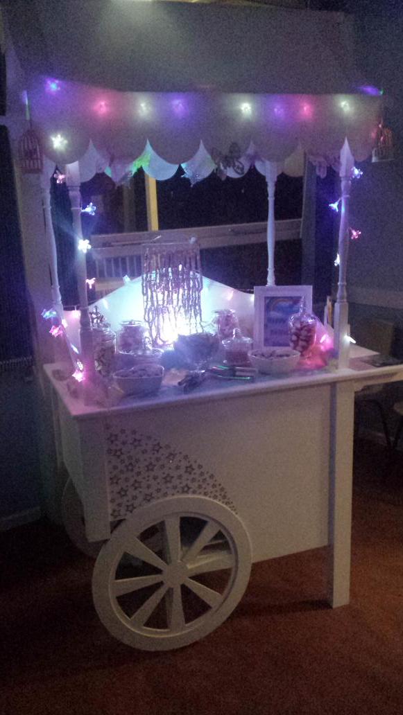 sweetdctrue's tweet image. Gorgeous candy cart for 13th party :)