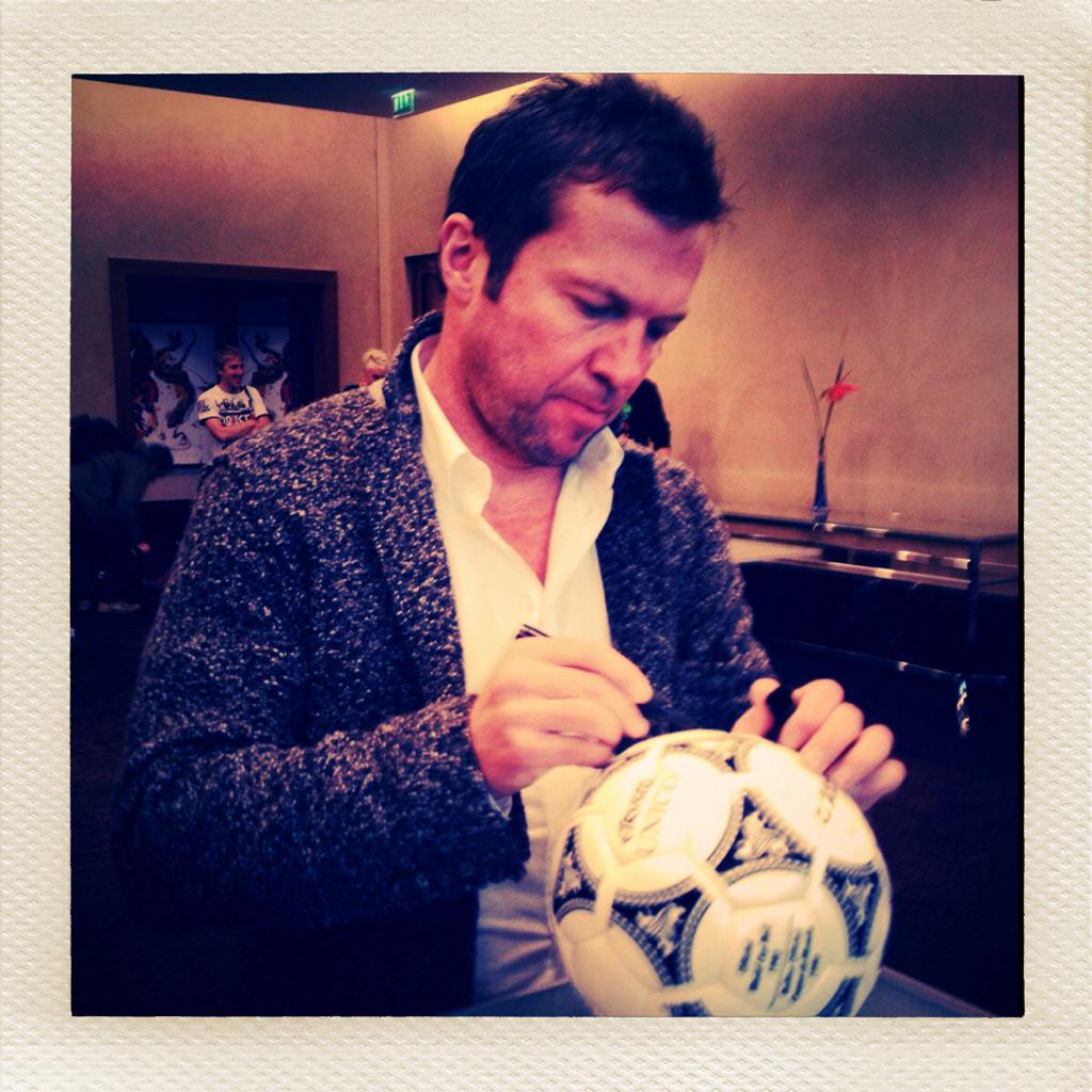 Happy birthday to World Cup Legend Lothar Matthaus Germany Captain WC90 (illustration by ) 