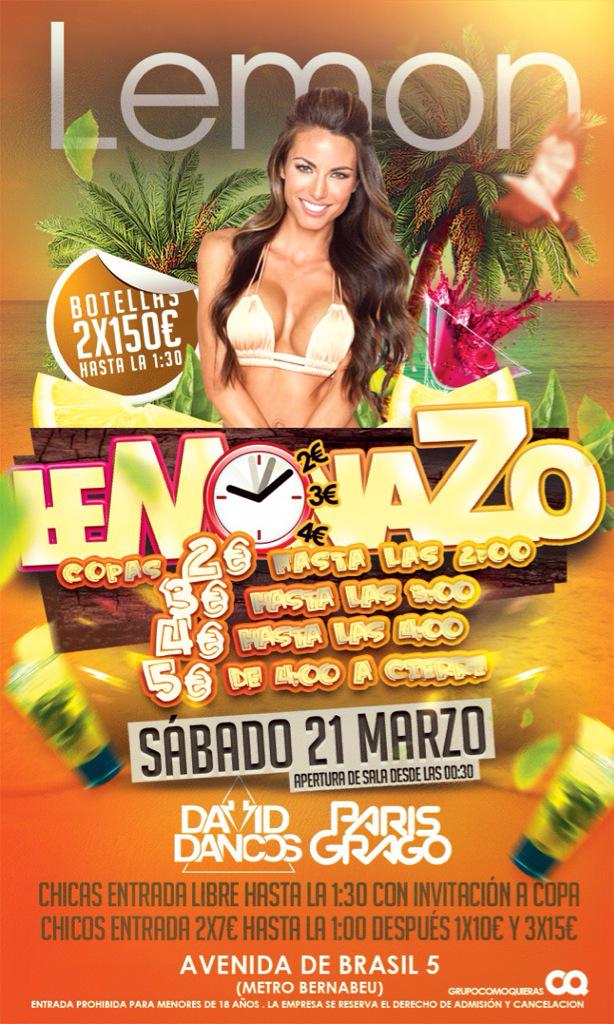 DanyGonzalezB's tweet photo. Esta noche #LemonazoPlanazo con el mejor ambiente de la capital @oficialLemon #QueNoTeLoCuenten http://t.co/VHc4CwHQ4p