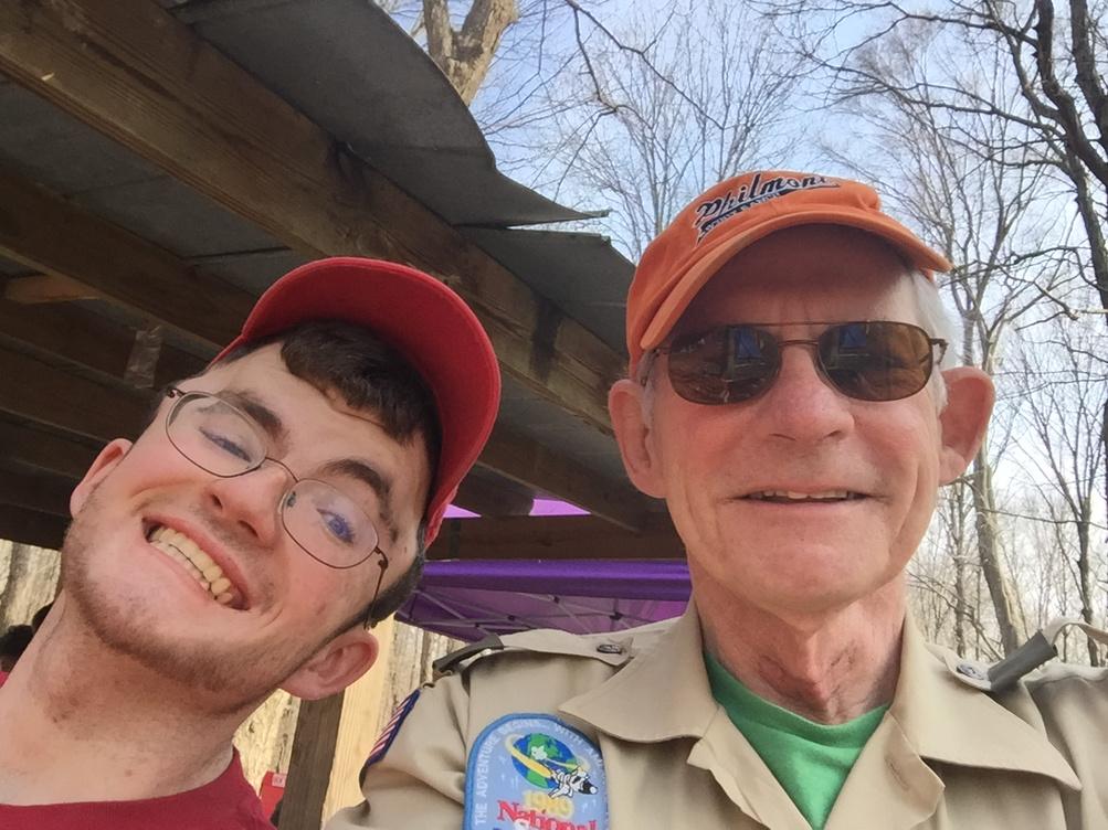 TomDugger's tweet photo. Tom and JP Camp 101 for first year Scouts. Camp Craig http://t.co/3g04ueMXbi