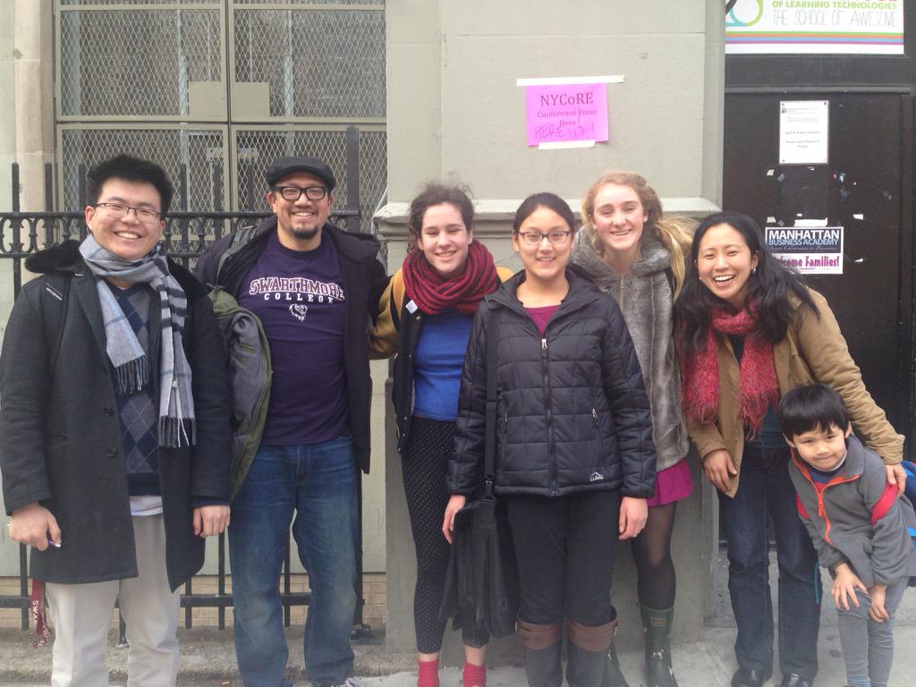 eimayorga's tweet photo. Such a delight to be able to bring some of my @swarthmore students to #nycore conf #notjusttests #urbaned #edstudies http://t.co/VD0SymRAJa