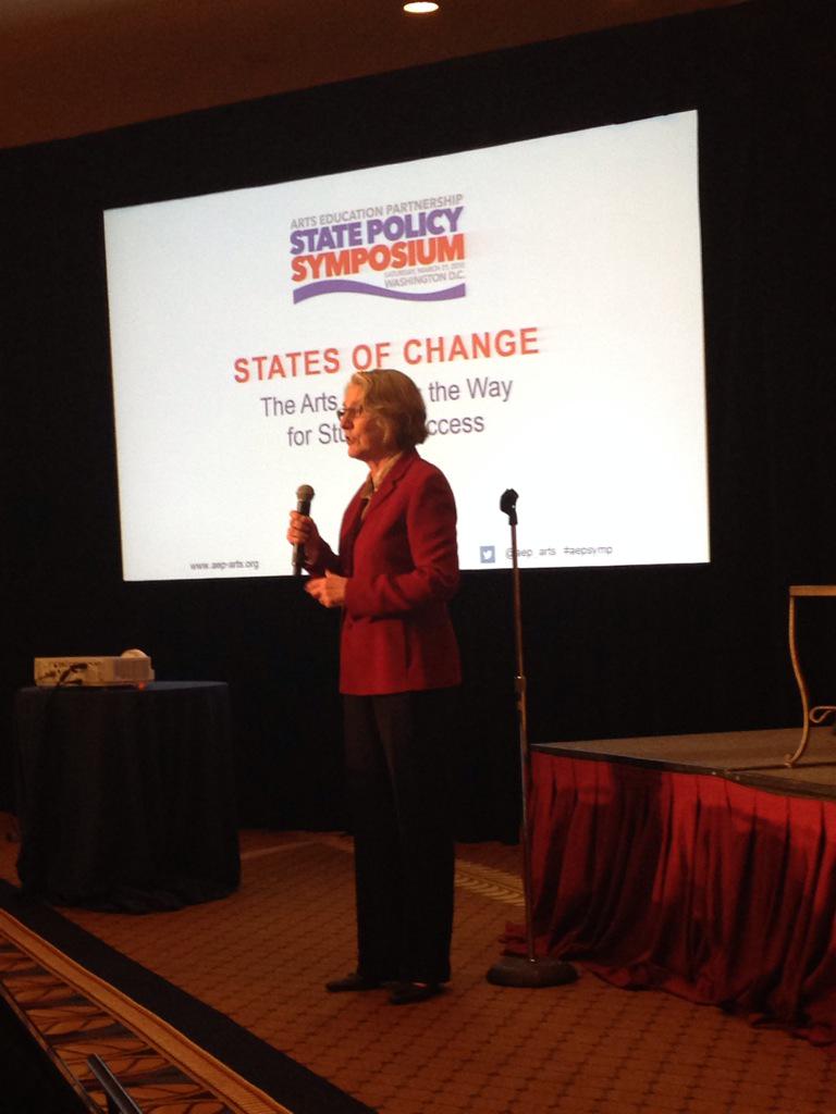 ArtsEdTaskForce's tweet image. Thanks @aep_arts and @SandraRuppert  for a wonderful #aepsymp!