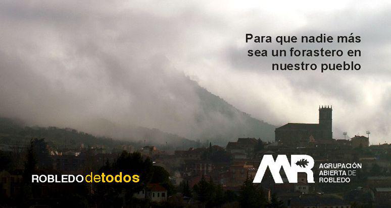 AhoraRobledo's tweet photo. Apostamos x un pueblo donde nadie se sienta forastero, porque estamos orgullosos de que la gente nos elija para vivir http://t.co/emZfsSGurT