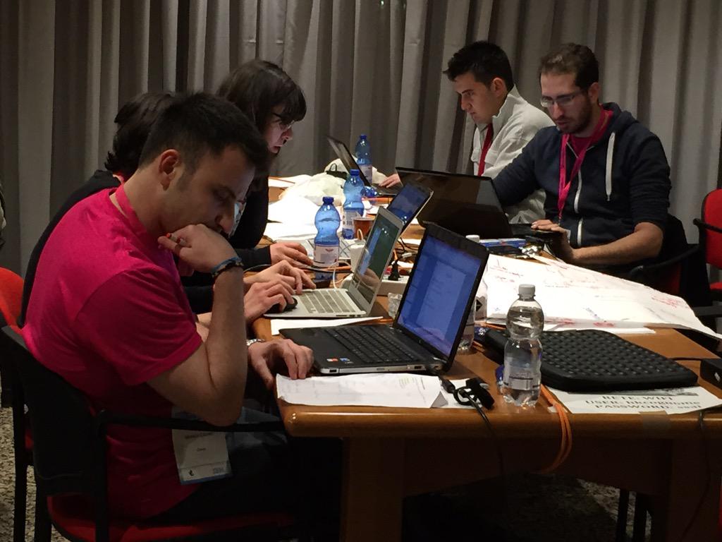 david_carollo's tweet photo. La nottata di #hack4digitalgov @TIG_italia @IBMItalia
#hackathon #opendata #digitalgovernment http://t.co/DLyEDHMEEk