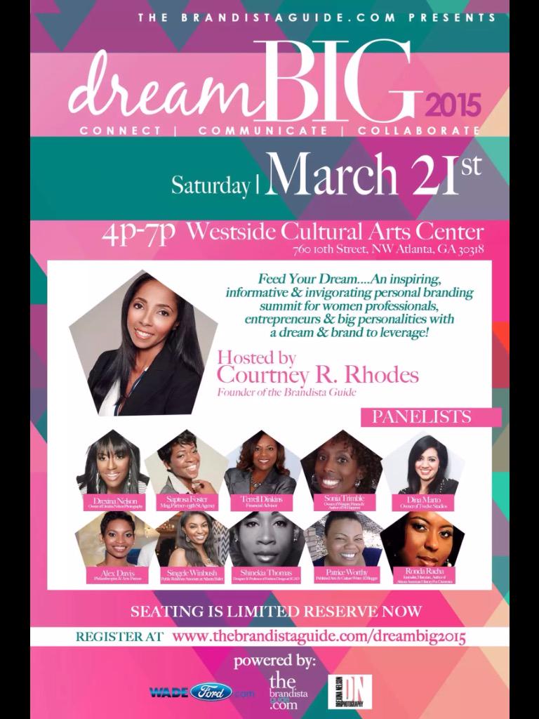 Today #goodGIrlsTV #creator &amp; #director <a href="/RhavynnDrummer/">Rhavynn Drummer</a> was apart of #DreamBig2015 Inspiring others to #DreamBig