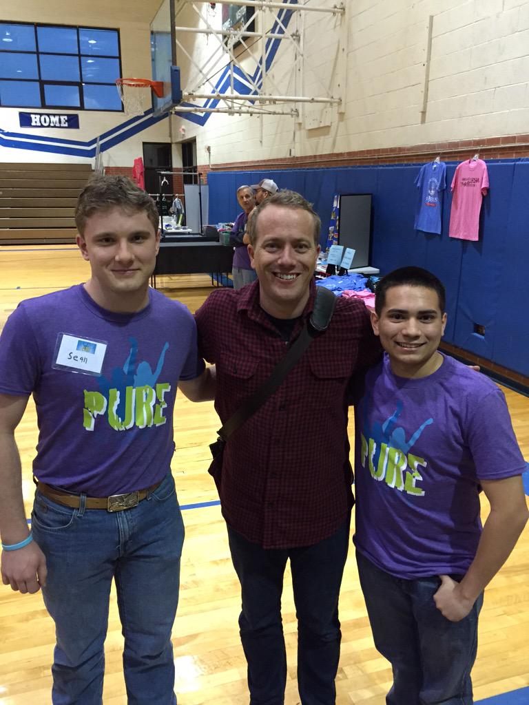 ProLifeVikings's tweet photo. Sean and Jordan at #purebychoice http://t.co/cBZ292IjxW